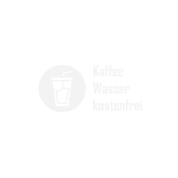 Kaffee, Wasser kostenfrei